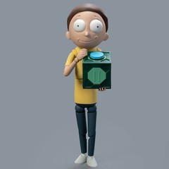 HIPLAY Fondjoy Morty Smith / Rick Sanchez 1/12 Scale Action Figure
