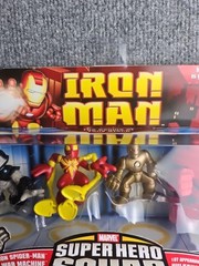 IRON MAN The Genius Of Tony Stark MARVEL SUPER HERO SQUAD 2008 New In Package