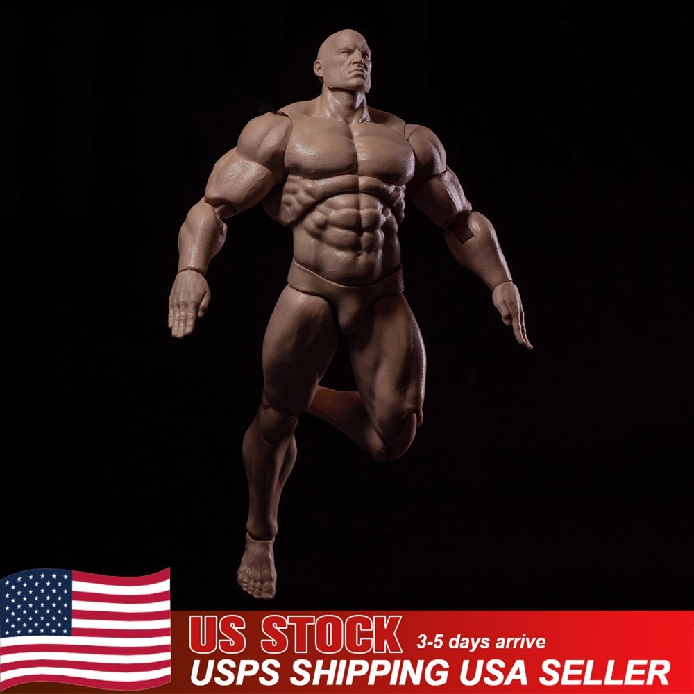 US MUFF TOYS ADAM 1/12 AD01 Male Figure Body Strong MuscleJoint Body 17cm Figure