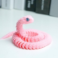 19inch 3D Printed Snake Model,Articulated Animals figure,Fidget Toys Home Decor