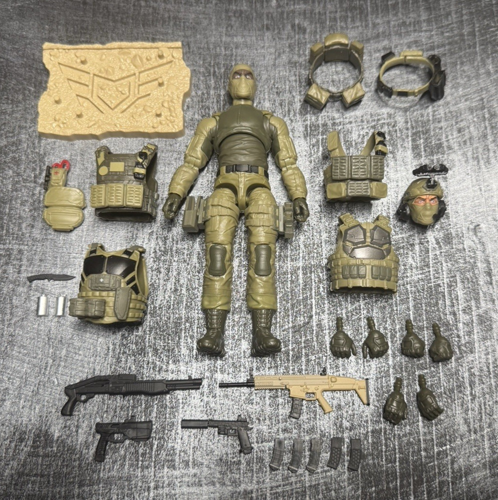 Action Force Valaverse Raider Battalion Trooper with loads of Gear