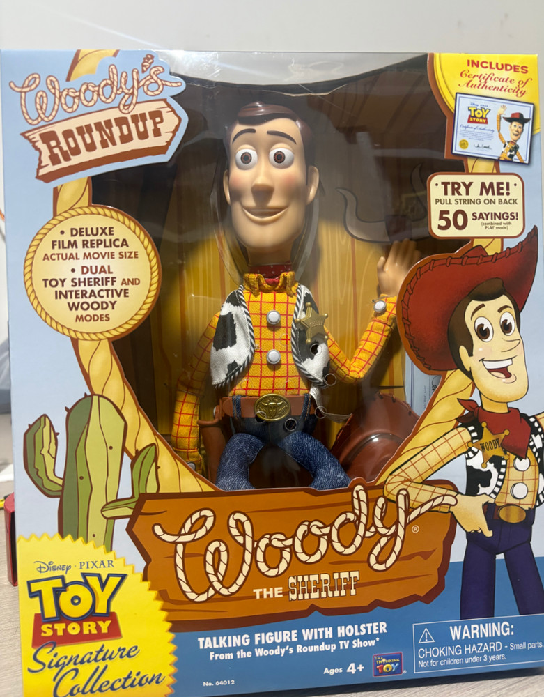 Toy Story Signature Collection Thinkway Talking Woody Doll Sealed Never Opened