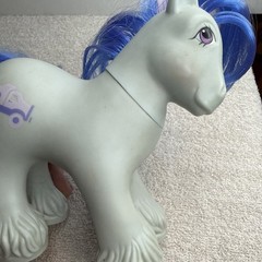 Vintage My Little Pony G1 Big Brother Ponies MLP 4 Speed Trucker 87-Description