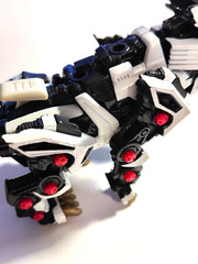 Vintage 2002 Tomy Zoids WHITE LIGER ZERO Robot Figure Incomplete