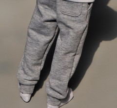 1/6 Cotton Sweat Grey PANTS For 12” Male Figure Hot toys Phicen worldbox ❶USA❶