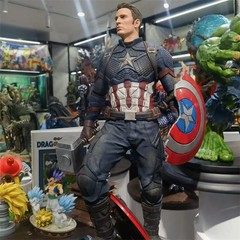 40cmH The Avengers Captain America Figure Model Statues Ornament Collection Gift