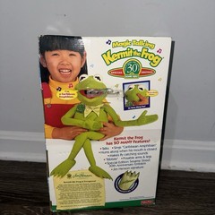 Brand New Magic Talking Kermit The Frog Sesame Street 30th Anniversary 1999 TYCO