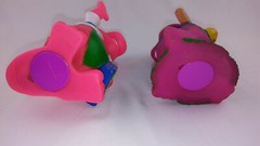 2 Barney The Purple Dinosaur Batter Up Baseball Coin/Piggy Bank Back to School