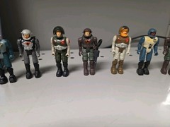 VTG 1986 Coleco Starcom Action Figures Lot Of 10
