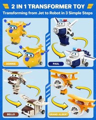 Super Wings Transformable Toys Set“