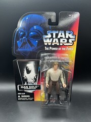 Star Wars Toy POTF2 Red Card Han Solo in Carbonite Freezing Chamber Figure New
