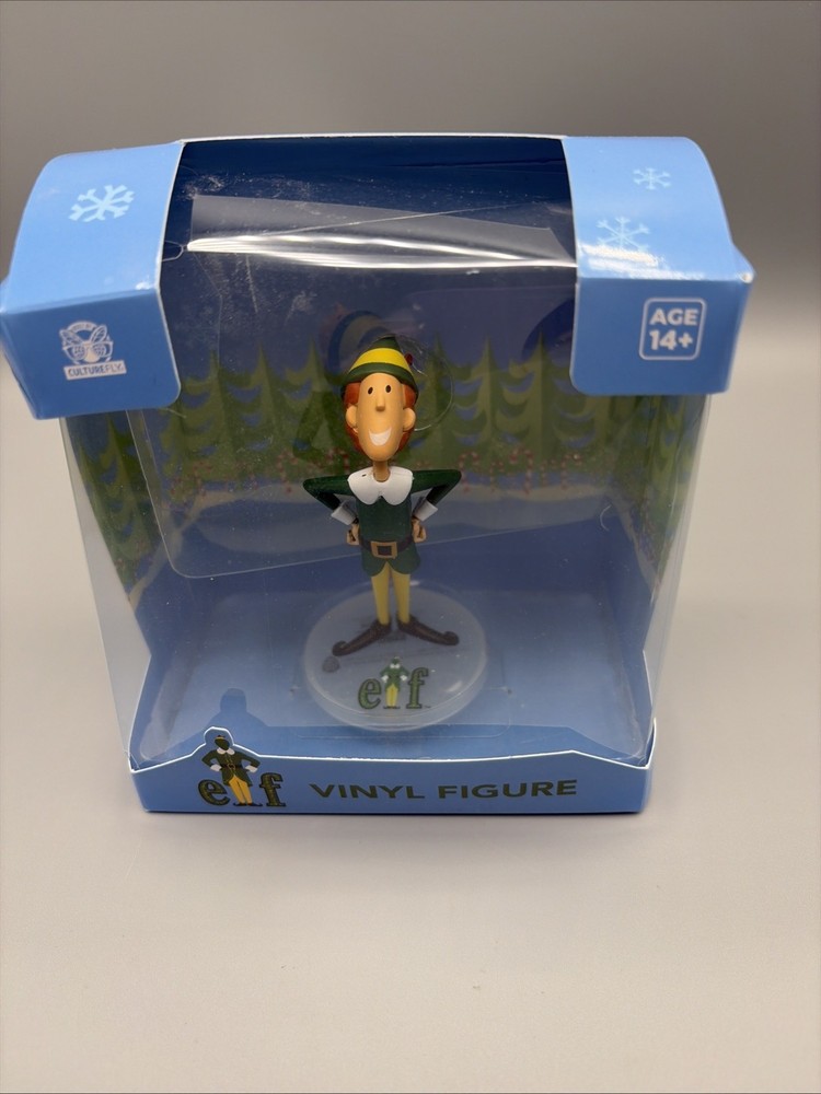 Warner Bros Buddy the Elf Movie Vinyl 4.5″ Figure – Culture Fly New – Box Wear