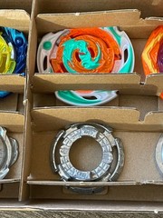 Beyblade Burst QuadStrike Set Energy Uprising Tops HTF Hasbro Pandora NEVER USED