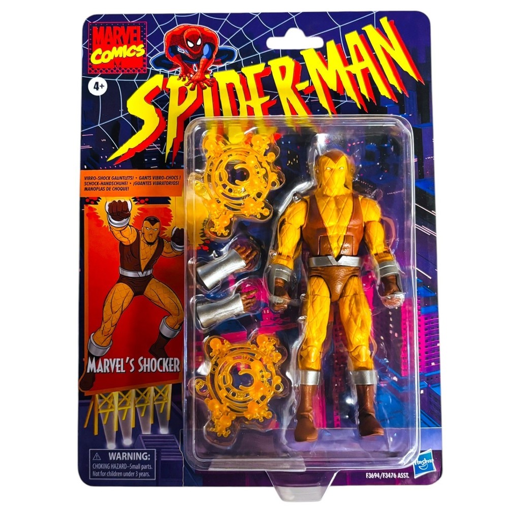 Marvel Legends Spider-Man Shocker Retro 6″ Action Figure NEW FAST SHIP