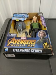 2017 Avengers: Infinity War Titan Hero Power FX Black Widow NIB