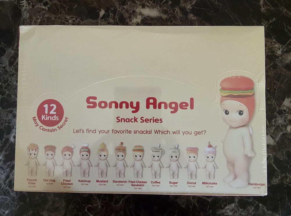Authentic Sonny Angel Snack Box Set: Full Set of 12 Minifigures