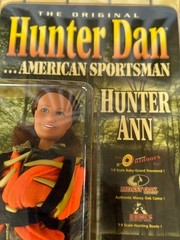 NEW! HUNTER DAN AMERICAN SPORTSMAN ~ HUNTER ANN ACTION 8″ FIGURE DOLL PLUS