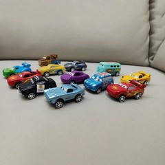 12pcs Pixar Cars Lightning McQueen Jackson Storm Mater Toy Set Kids Game Gift