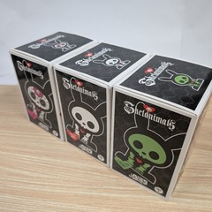 SEALED Skelanimals COMPLETE Jack Figure Set Glow in the Dark Day of the Dead