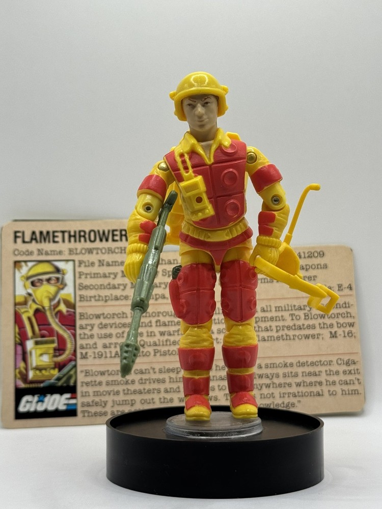 Hasbro 1984 GI Joe Blowtorch – 3.75″ Action Figure – #5117