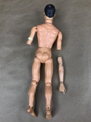 Vintage 1966 Ideal Captain Action Figure With GI Joe Accessories & Box, AS-IS
