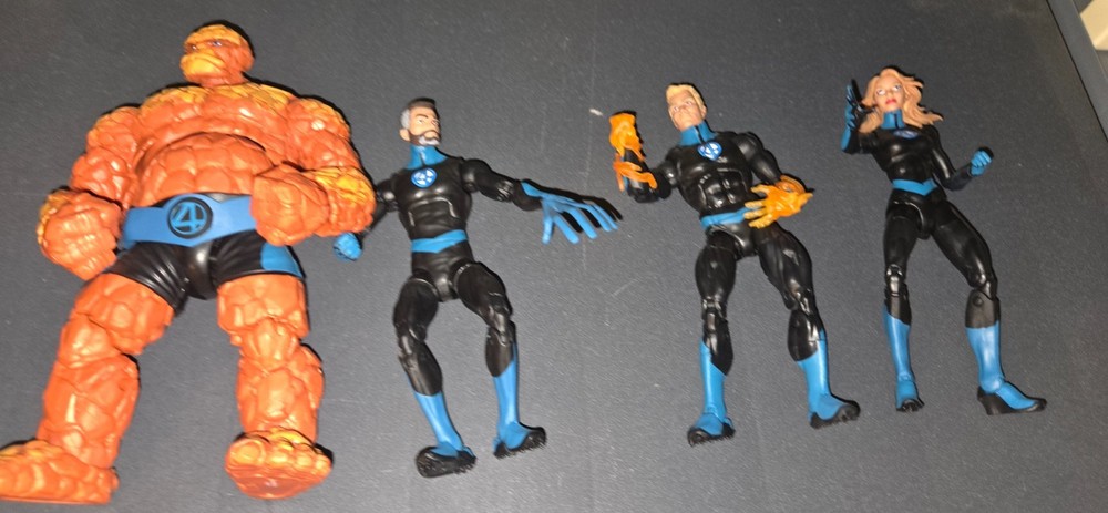 Marvel Legends Series Fantastic Four Action Figures Lot Of 4 thing reed sue