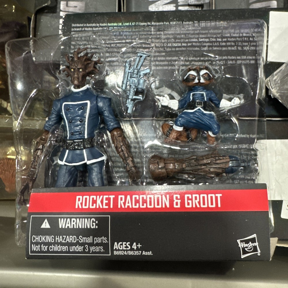 Marvel Legends Special Edition Groot/Rocket Raccoon New No Box No Comics. 3”