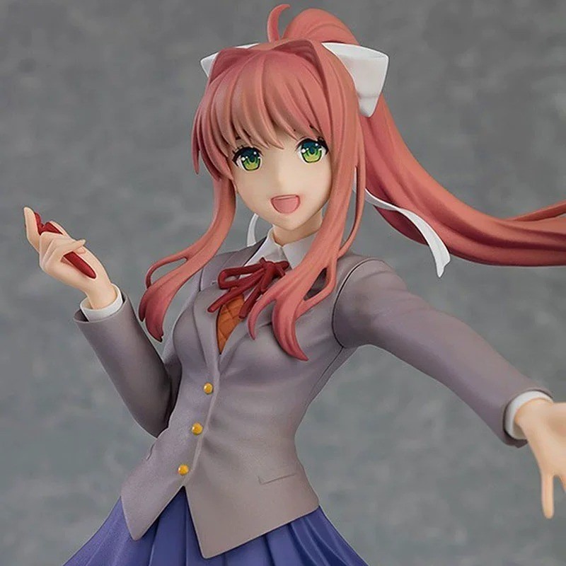 18CM Anime Doki Doki Literature Club Monika Action Figure Model Toy Collection