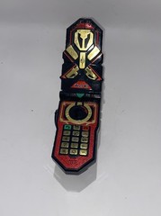Power Rangers Super Megaforce Deluxe Legendary Morpher Gold Red Toy [Untested]