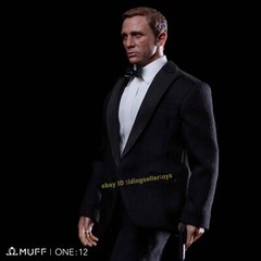 MUFF 007 Agent Killer 1/12 Action Figure Suit Clothes Gray suit & Head Body 2026