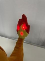 Charmander Pokemon WCT Flame Action Lights & Sound Talking Plush 12″ Char Char