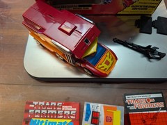 Vintage 1986 G1 Rodimus Prime Transformers COMPLETE w/ Box Original Hasbro NICE