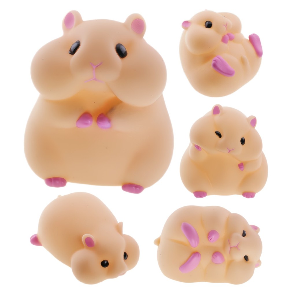 YELL Kawaii Soft Vinyl Hamster Animal Gashapon 1 Random Gacha Capsule Figure