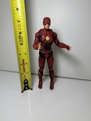 DC Collectibles The Flash 7 in Action Figure Red/Black/Gold Plastic Unboxed