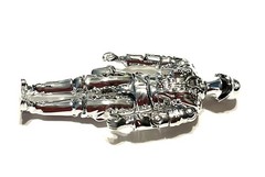 G.I. Joe Lady Jaye Toys Red Shadows Silver Chrome Trooper Complete 3.75”