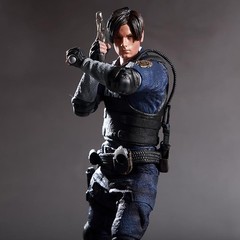 Biohazard Game Statue Valentine Leon Scott Kennedy PVC Action Figures