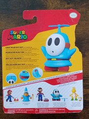 9-PK SHY GUY 4″ + 2.5″ Super Mario Nintendo Black Light Blue Green Red Yellow