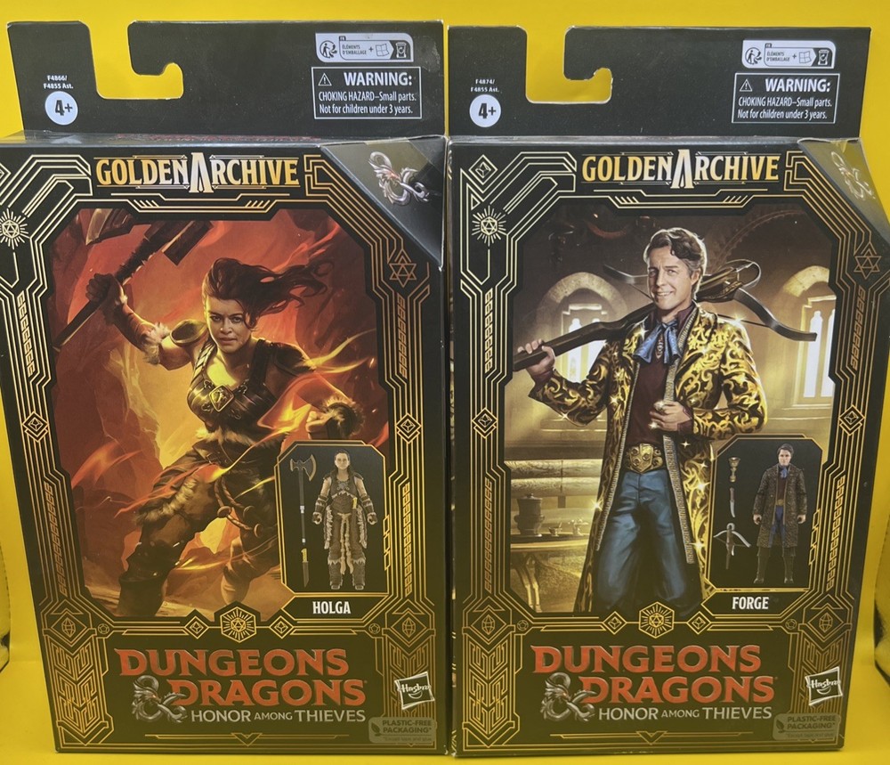 Dungeons & Dragons: Honor Among Thieves – Forge & Holga Golden Archive 6″ Lot/2