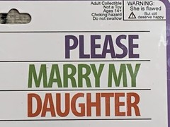 NIB Obvious Plant Please Marry My Daughter Figure Internet Meme Art Toy /1000