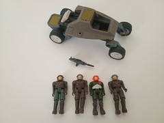 Shadow Invader W/ Major Romak Starcom 1986 Coleco Figure Vehicle Lot 🔵