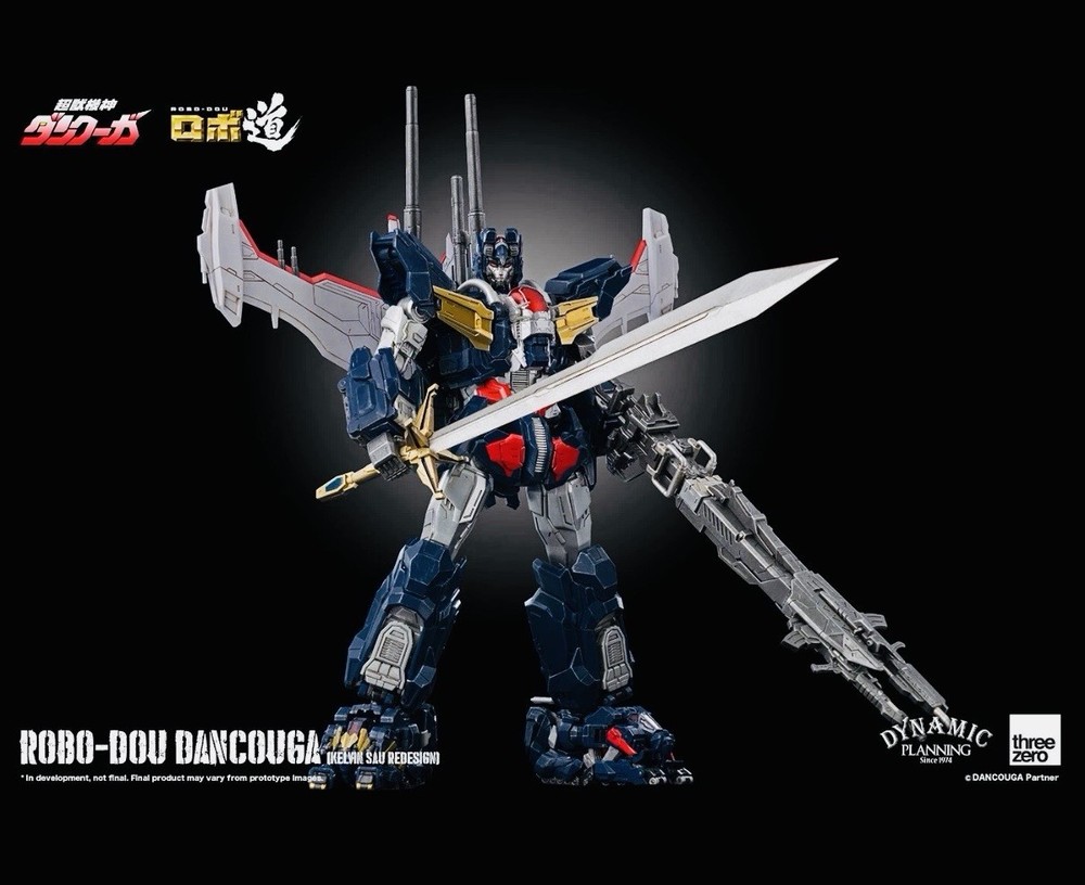 Threezero Robo-Dou Dancouga Kelvin Sau Redesign Version Anime Combiner Figure
