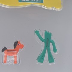 World’s Smallest Gumby Bendable Figure Set Gumby & Horse Green/Orange