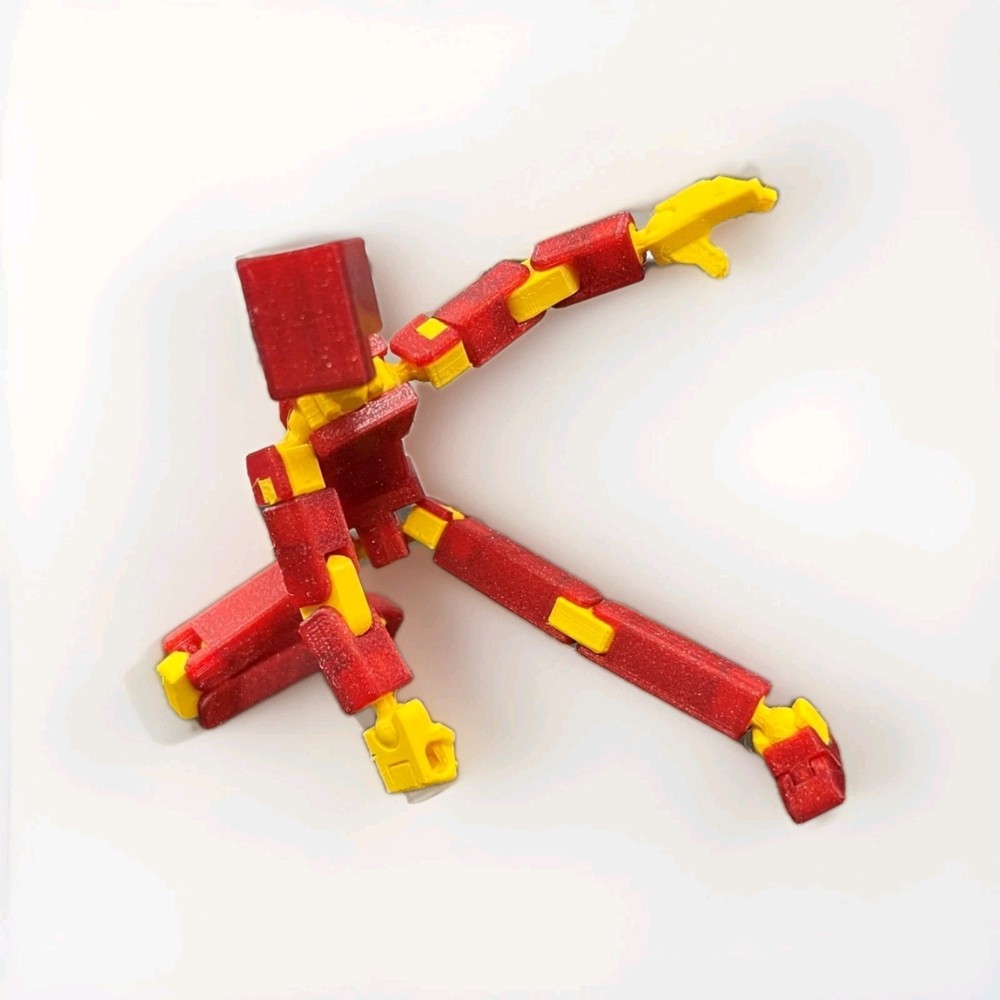 Dummy 13/Easy 13 Action Figure | 3D Printed Poseable Articulated Collectible Toy