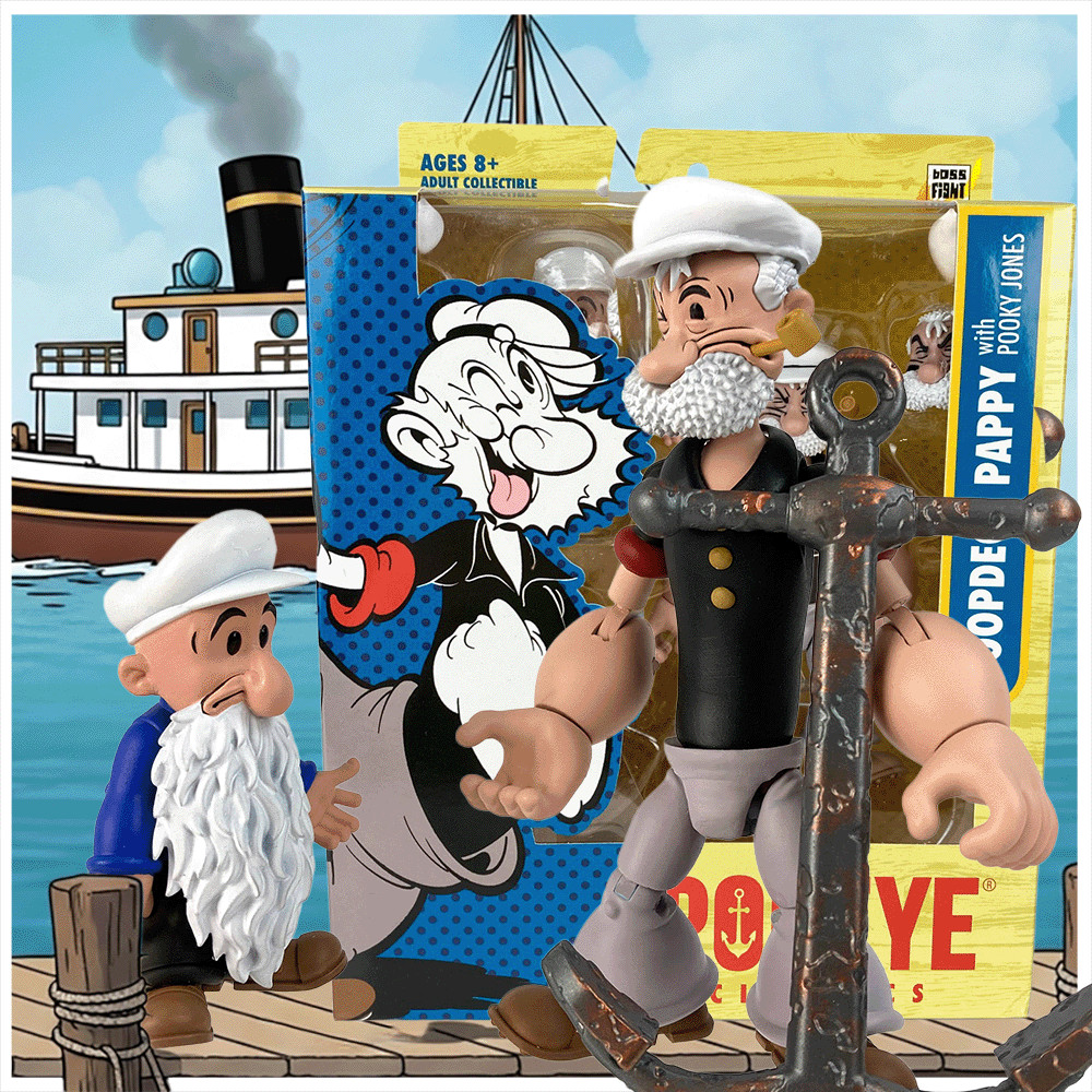 Poopdeck Pappy – Popeye Classics Action Figure: Boss Fight Studio Llc