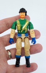 GI JOE COMANDOS EM ACAO FORCA BRUTA MARFIM FIGURE w/ FILE CARD BRAZIL ESTRELA