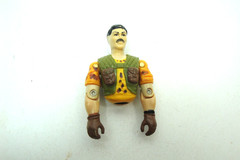 Vintage GI Joe 1986 Claymore Torso Special Mission Brazil Original Hasbro Parts