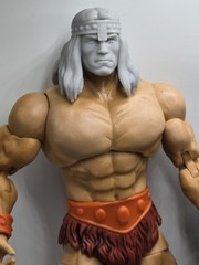 3d Print ARNOLD CONAN BARBARIAN LARGE HEAD#2 1:10 7″ Select DC Multiverse