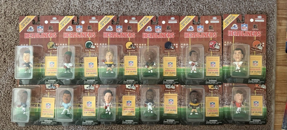 Throwback Headliners – Full Set Of 12 – Out Of 10,000 – White, Allen, Smith