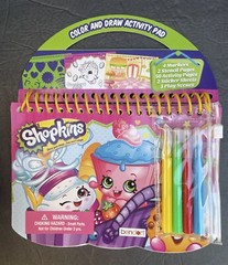 Shopkins Easter Basket (w/Blow Pop Lip Balms), Egg Decorating Kit, Plush Bank