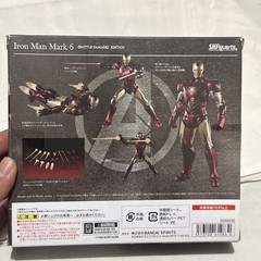 SH Figuarts Iron Man Mark 6 BATTLE DAMAGE EDITION Bandai INCOMPLETE MISSING PCS